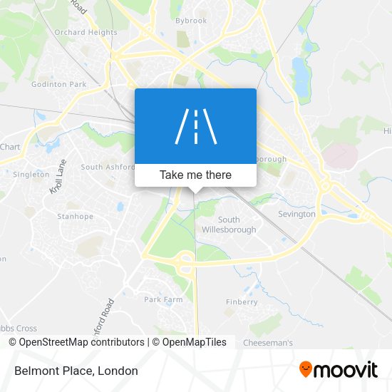 Belmont Place map