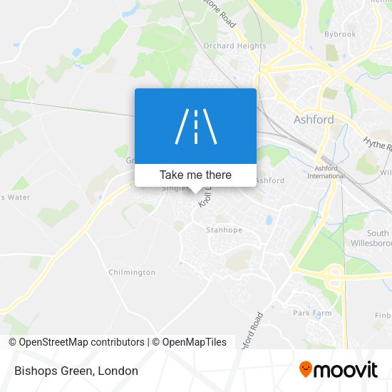 Bishops Green map