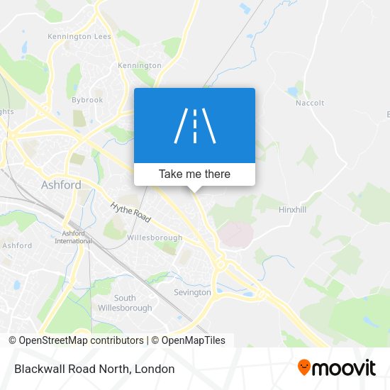 Blackwall Road North map