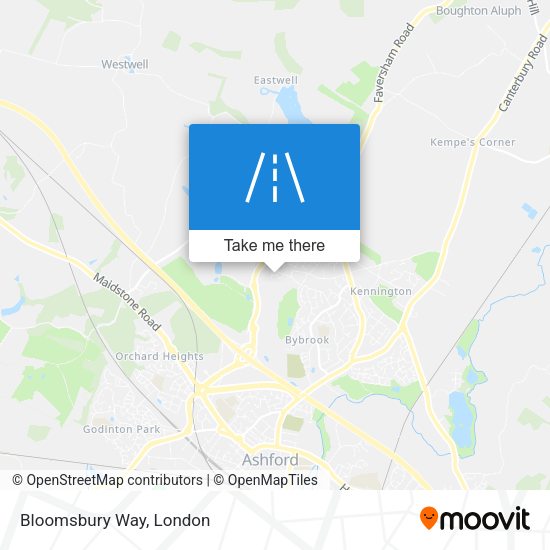 Bloomsbury Way map