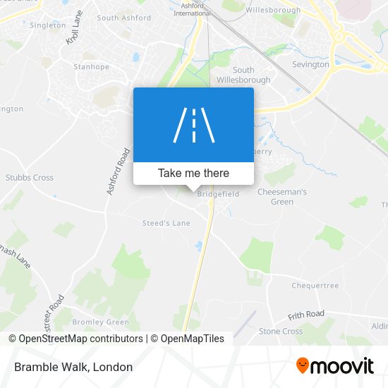 Bramble Walk map