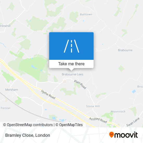 Bramley Close map