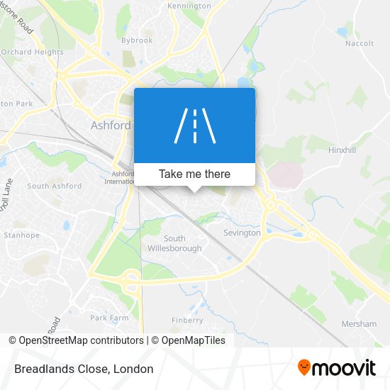 Breadlands Close map