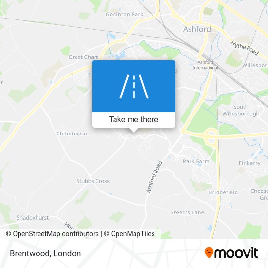 Brentwood map