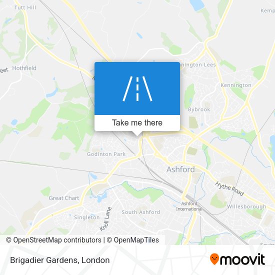 Brigadier Gardens map