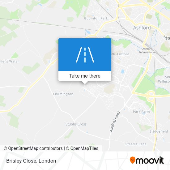 Brisley Close map