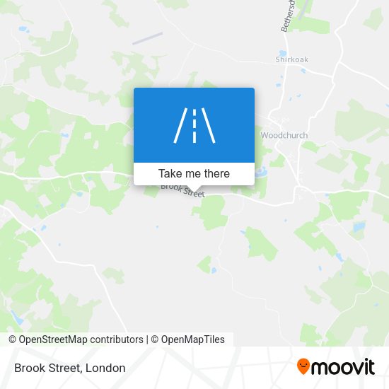 Brook Street map