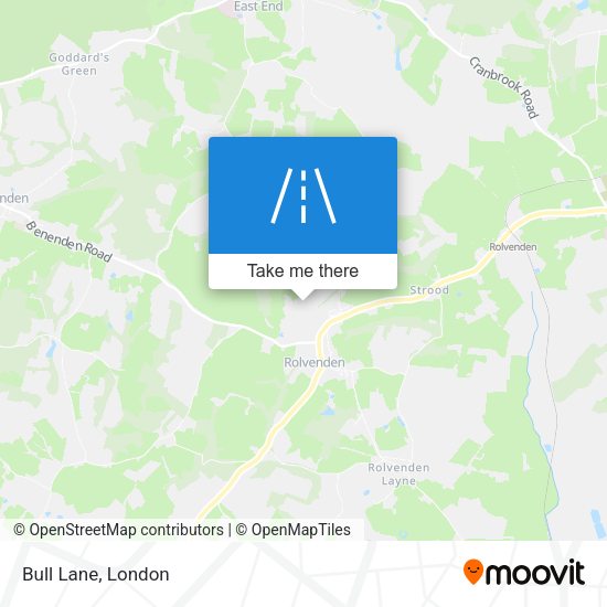 Bull Lane map