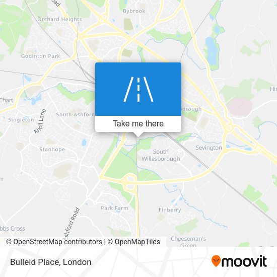 Bulleid Place map