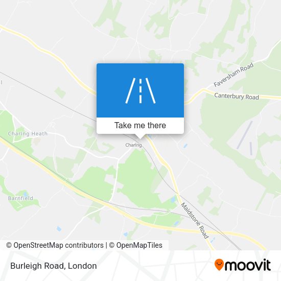 Burleigh Road map