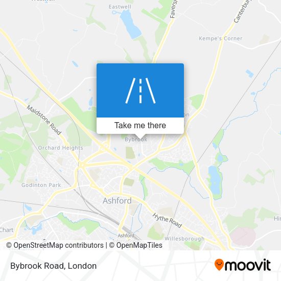 Bybrook Road map