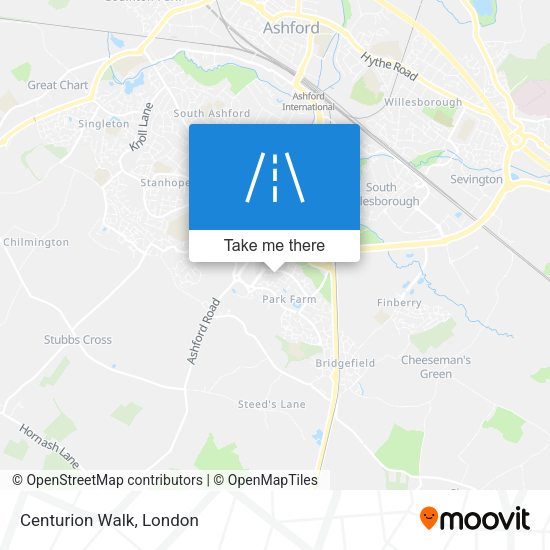 Centurion Walk map
