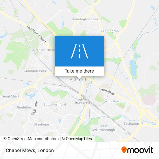 Chapel Mews map