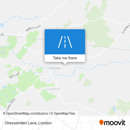 Chessenden Lane map