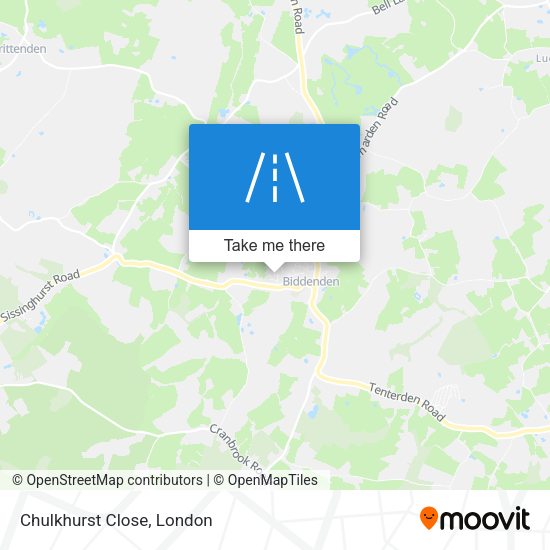 Chulkhurst Close map
