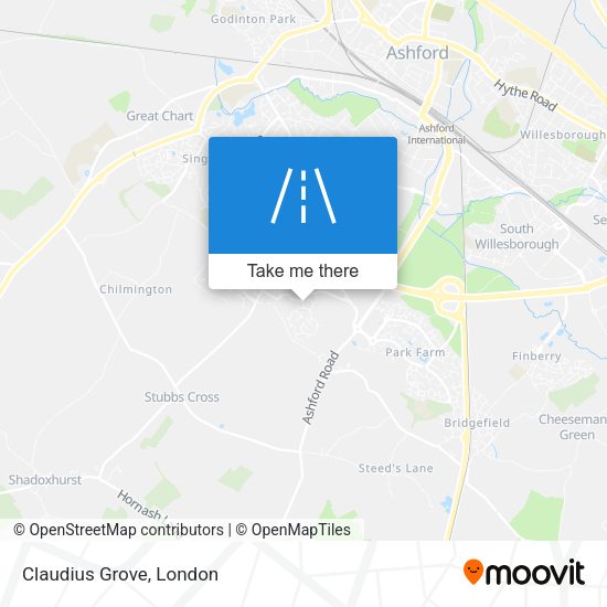 Claudius Grove map