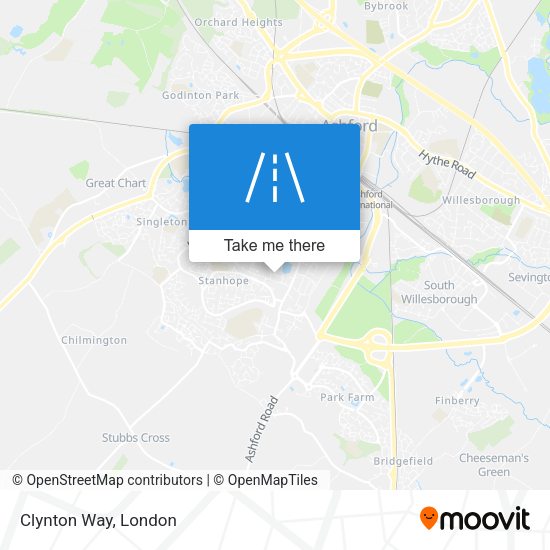 Clynton Way map