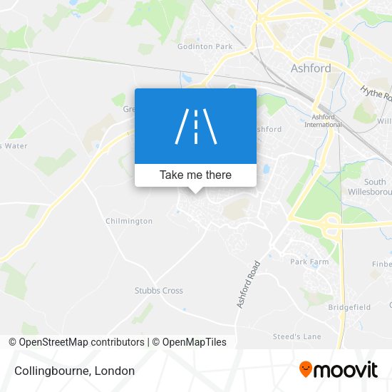 Collingbourne map