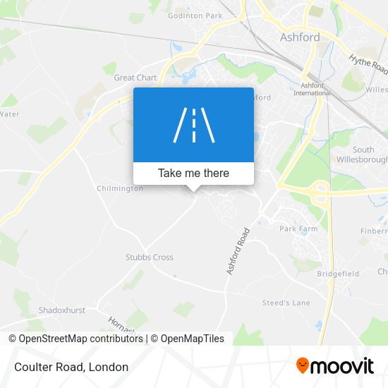 Coulter Road map