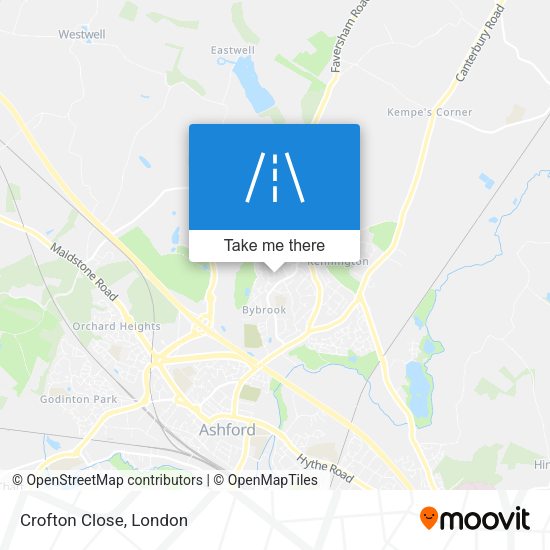 Crofton Close map