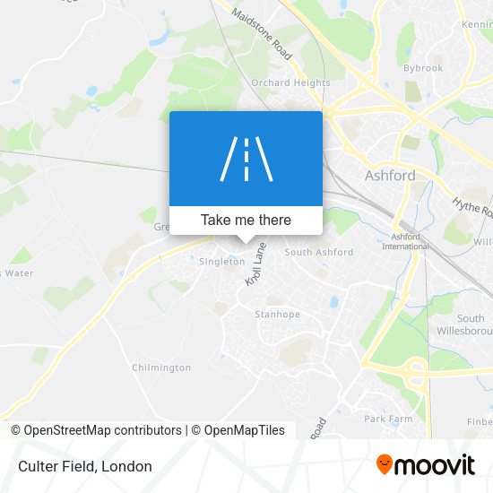 Culter Field map