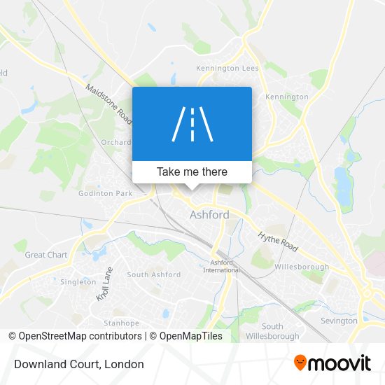 Downland Court map