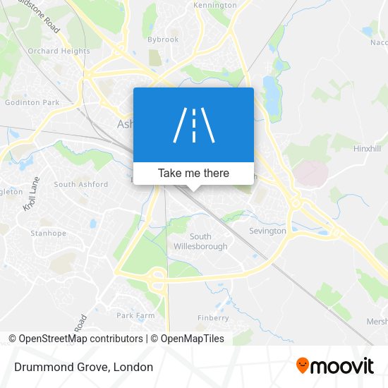 Drummond Grove map