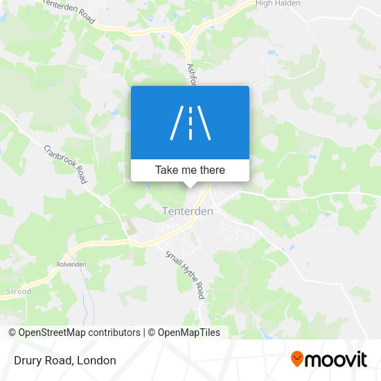 Drury Road map