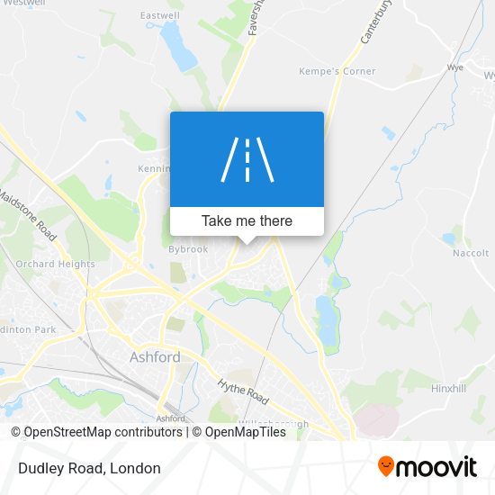 Dudley Road map
