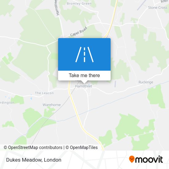 Dukes Meadow map