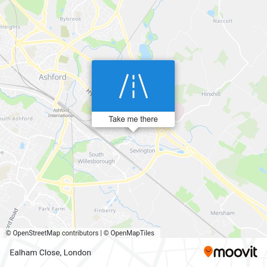 Ealham Close map