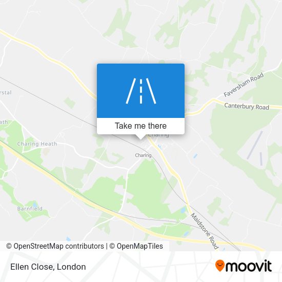 Ellen Close map