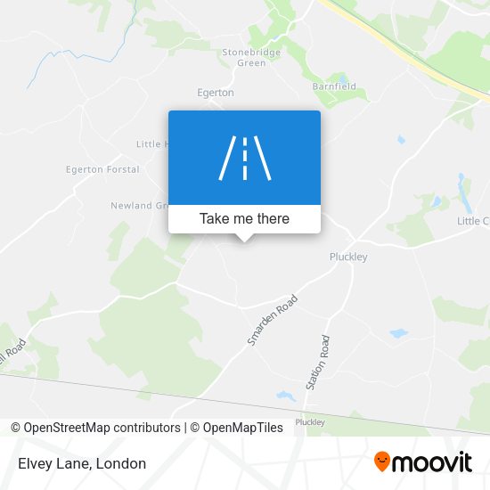 Elvey Lane map