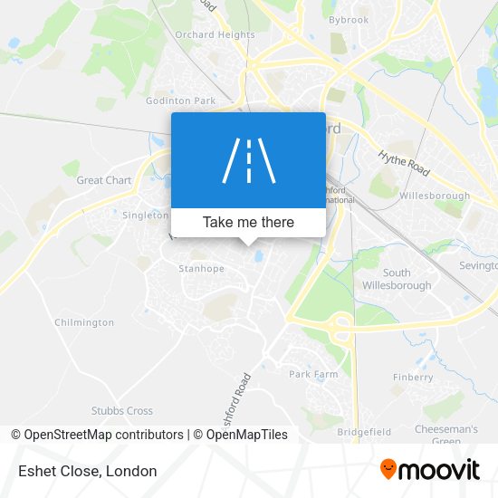Eshet Close map