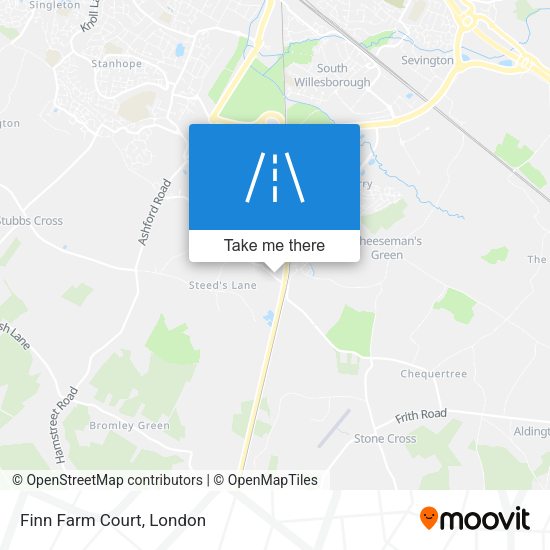 Finn Farm Court map