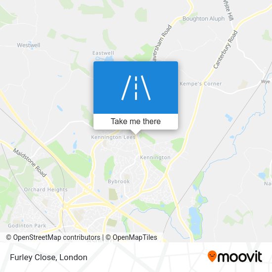 Furley Close map