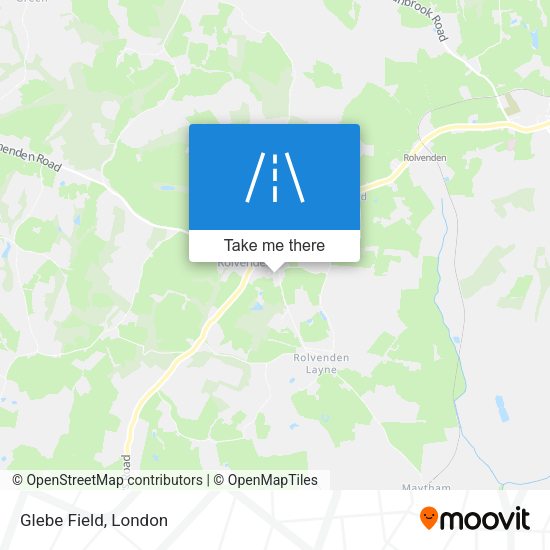 Glebe Field map