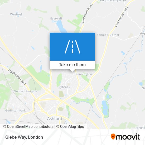 Glebe Way map