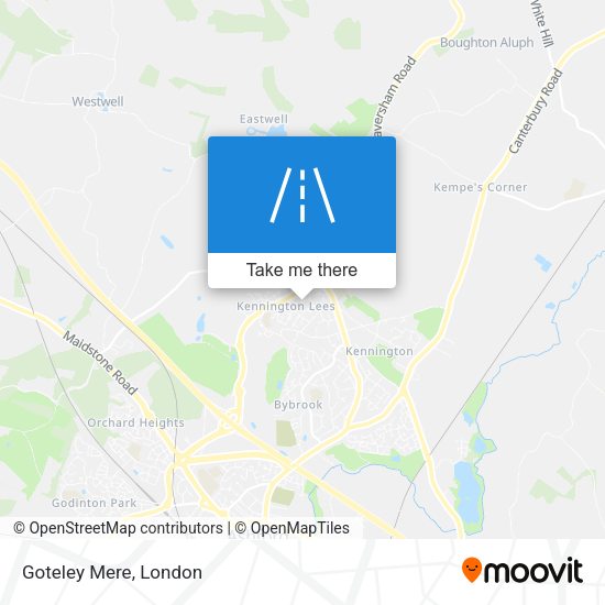 Goteley Mere map