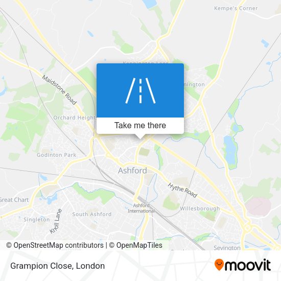 Grampion Close map