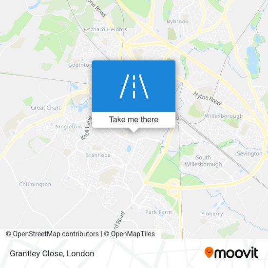 Grantley Close map