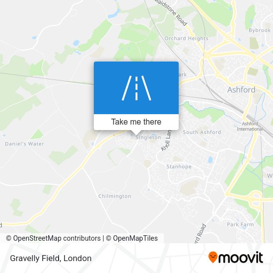 Gravelly Field map