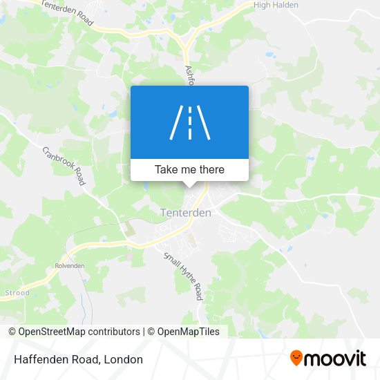 Haffenden Road map