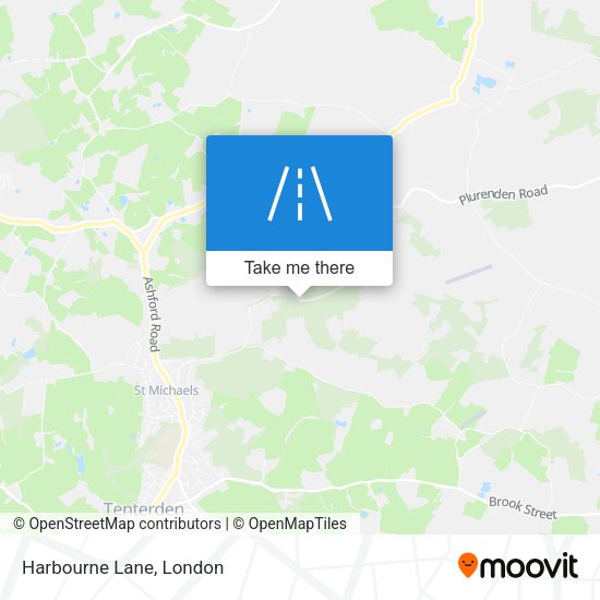 Harbourne Lane map