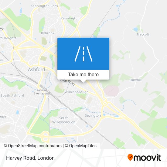 Harvey Road map