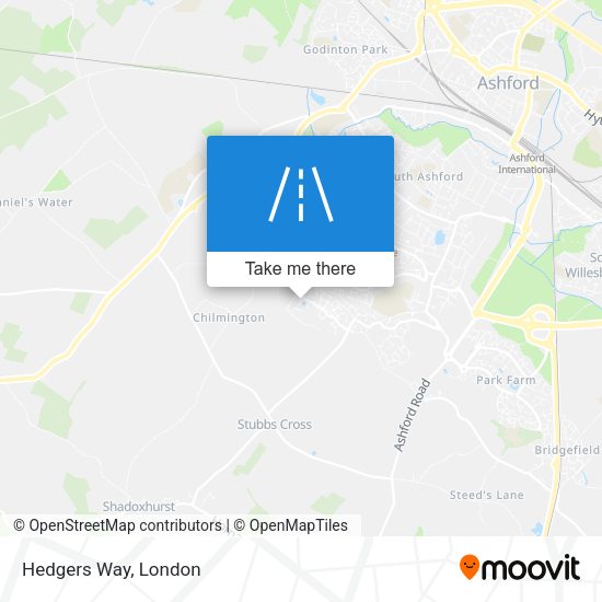 Hedgers Way map