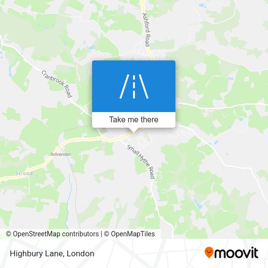 Highbury Lane map