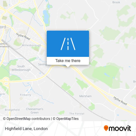 Highfield Lane map