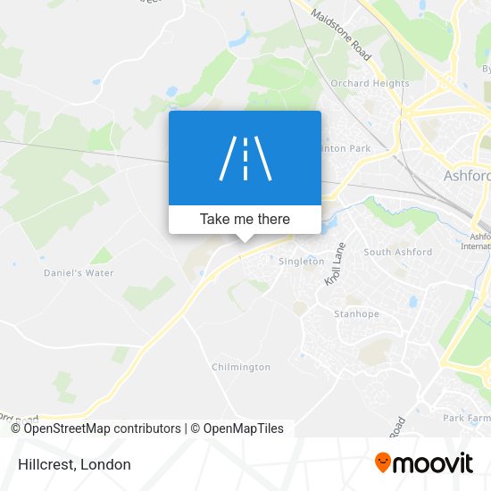 Hillcrest map
