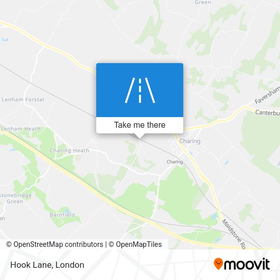 Hook Lane map